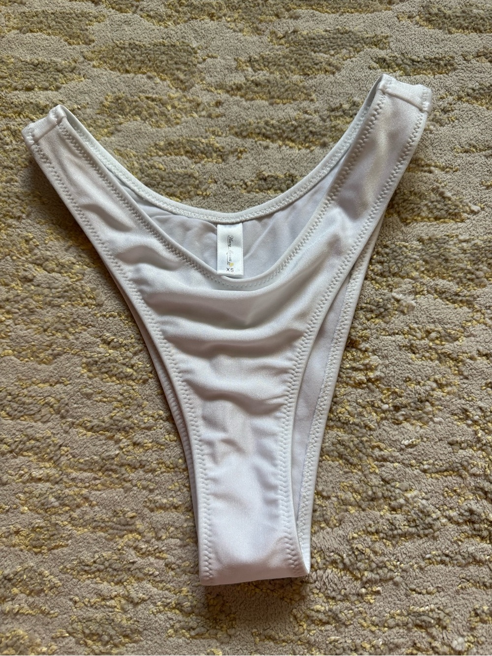 White Women's High-Cut Bikini Bottom